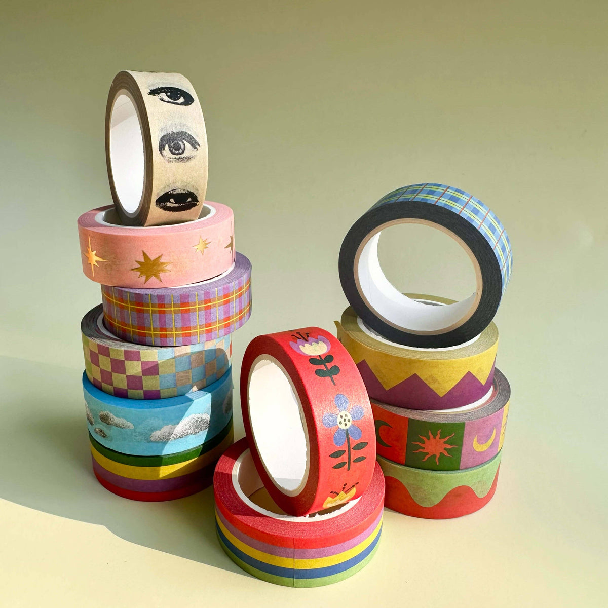 Eyes & Stripes Washi Tape