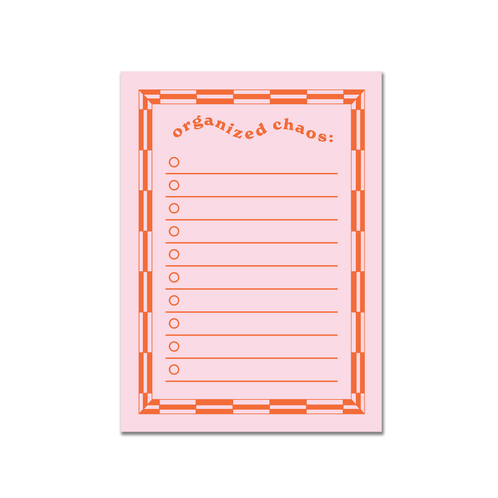 Organized Chaos Notepad