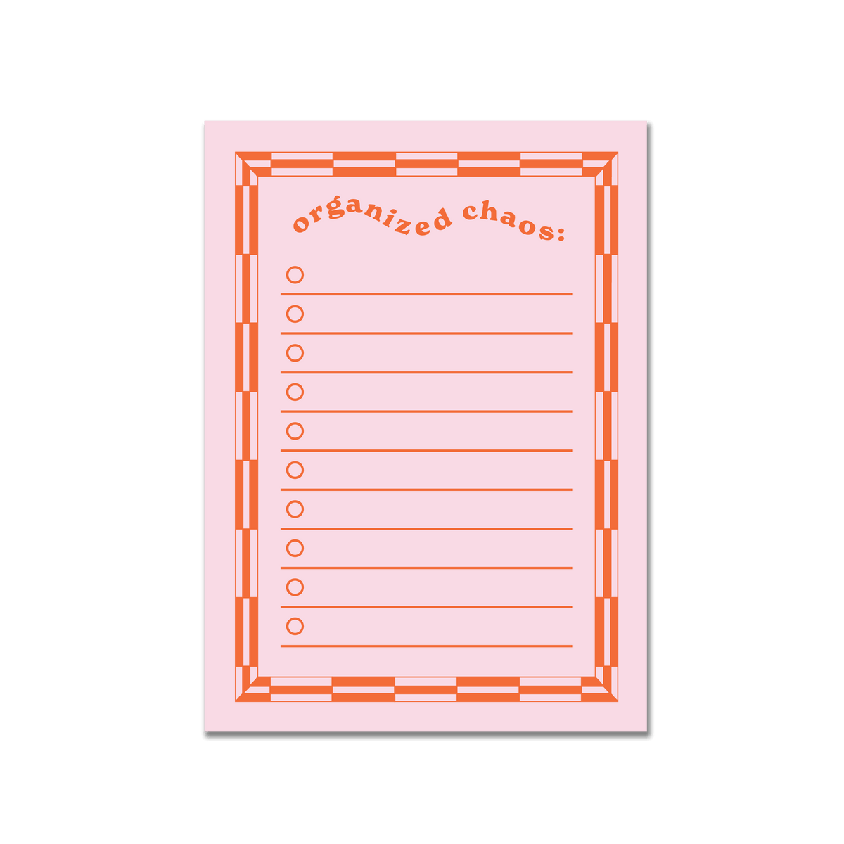 Organized Chaos Notepad