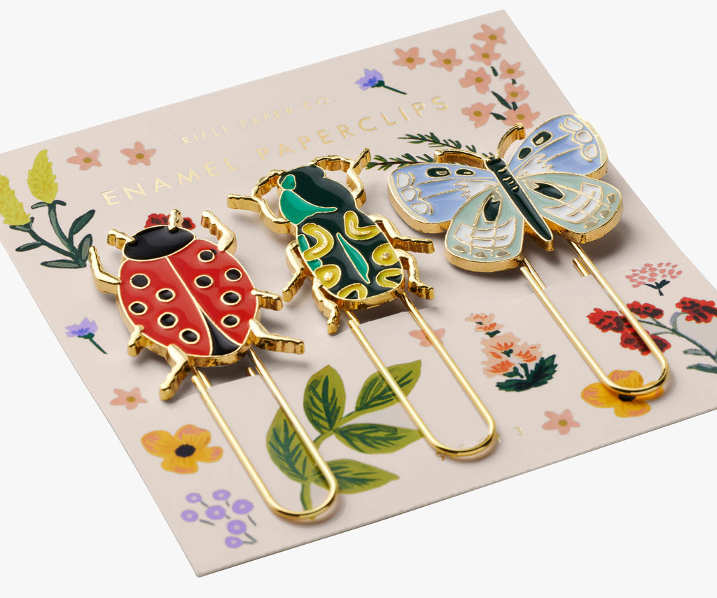 Curio Enamel Paper Clip Set