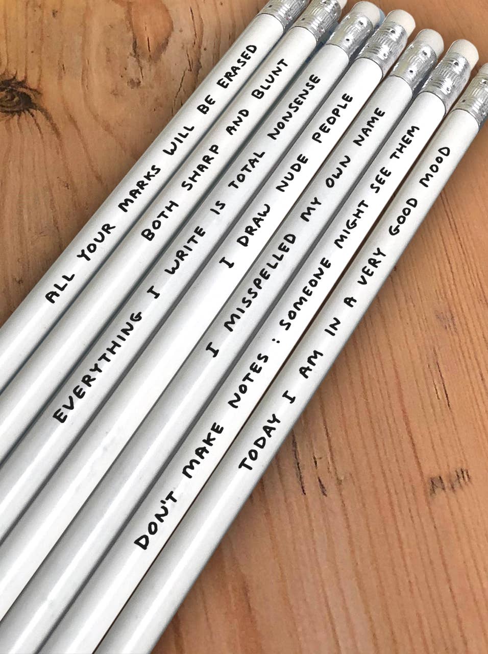 Funny Gift - David Shrigley Pencil Box - 6 Designs (Set 1)
