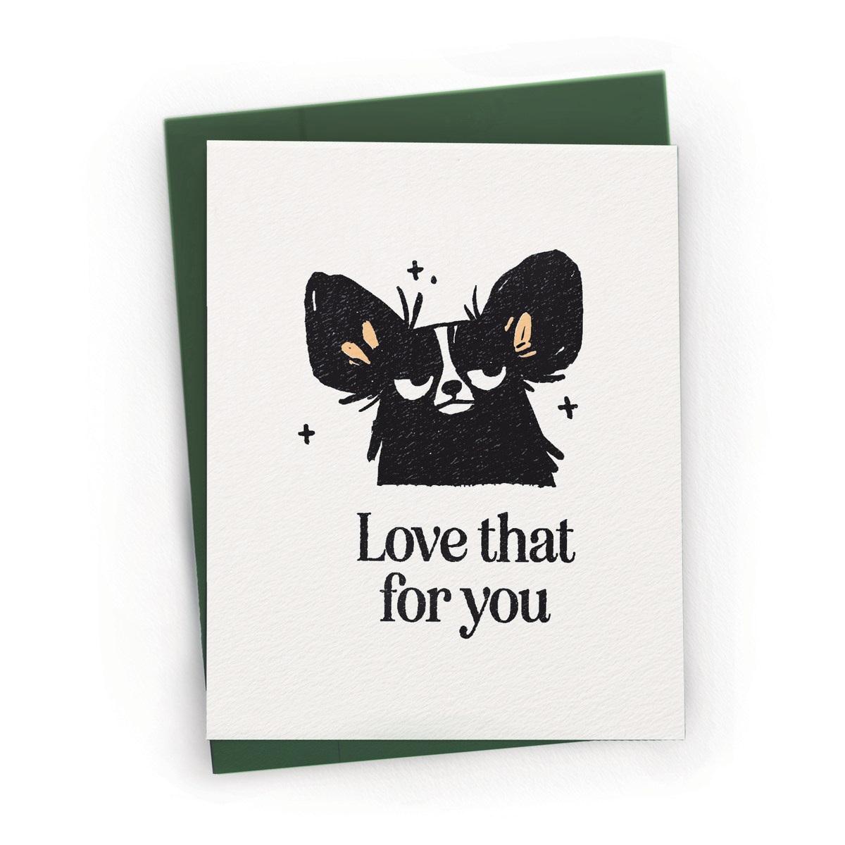 Sarcastic Congrats Card for Dog Lover - A2 Greeting Card