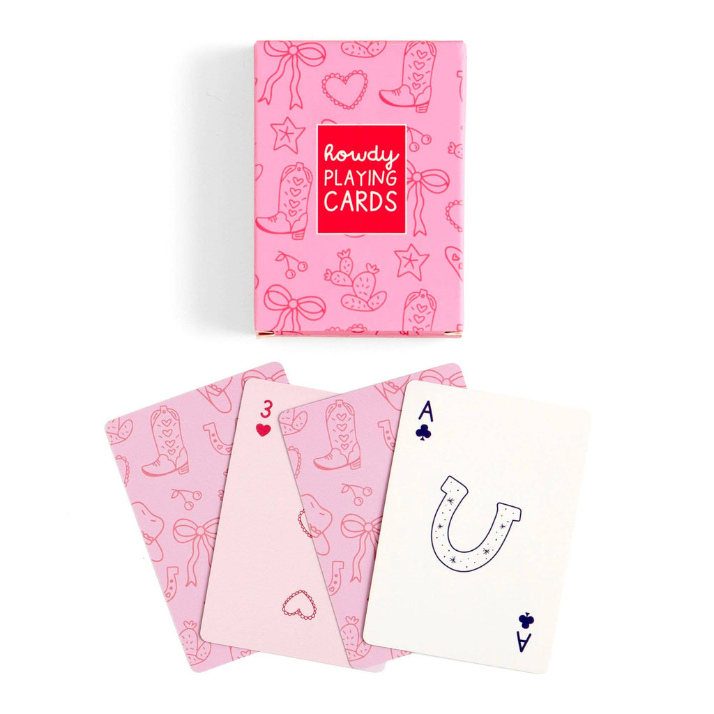 Howdy Cowgirl Western Doodles Deck of Playing Cards