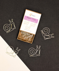 Gold Snails Boxed Paper Clips - Set of 12