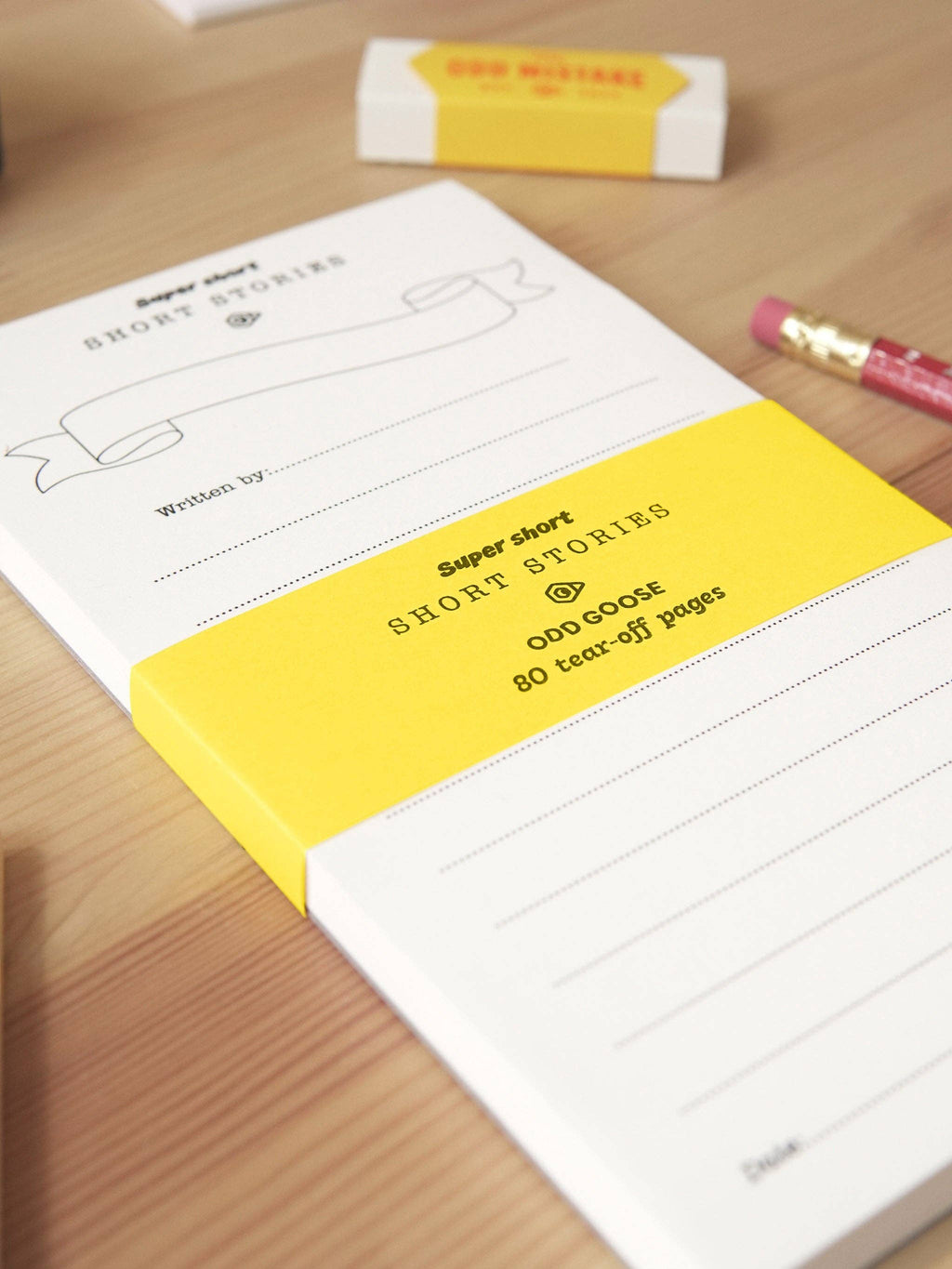 Short Stories Creative Writing Notepad - Handmade in UK