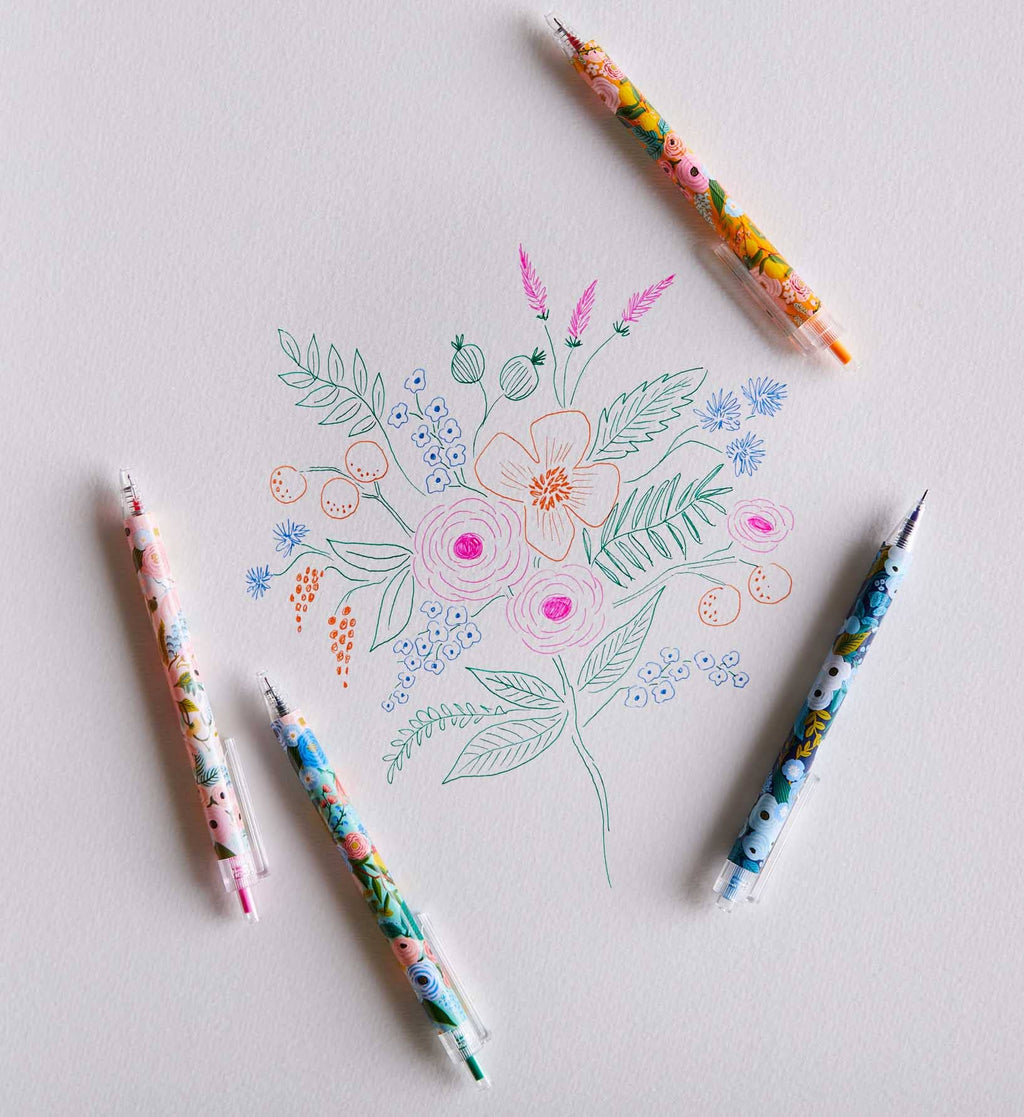Garden Party Gel Pen Set of 4