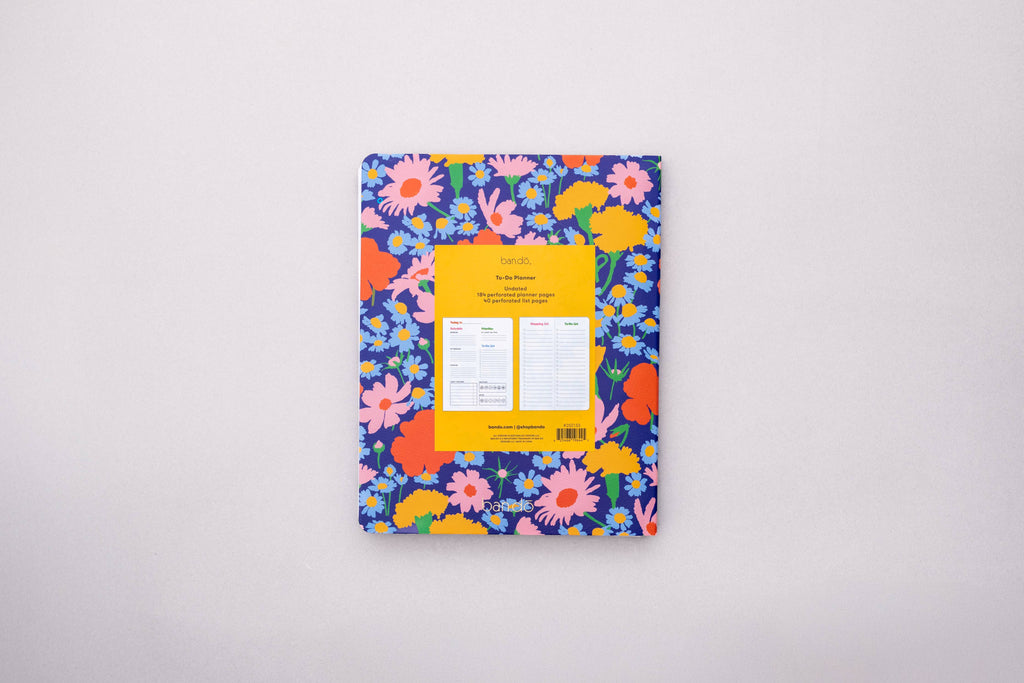 To Do Planner, Blue Floral