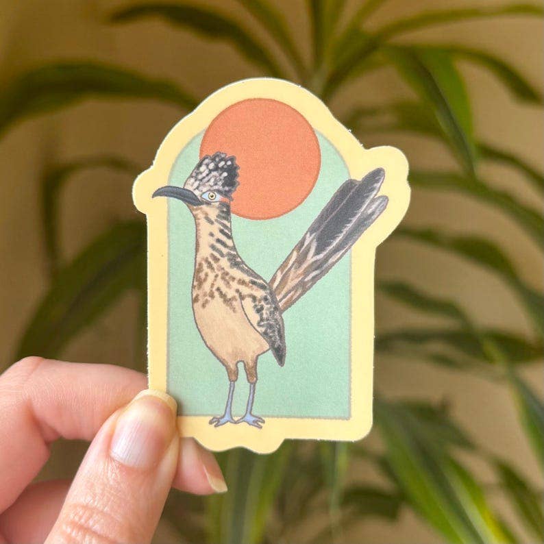 Desert Roadrunner Sticker: Sunny South West Decal
