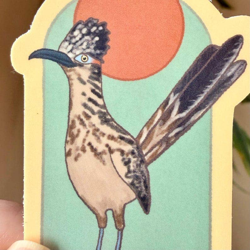 Desert Roadrunner Sticker: Sunny South West Decal