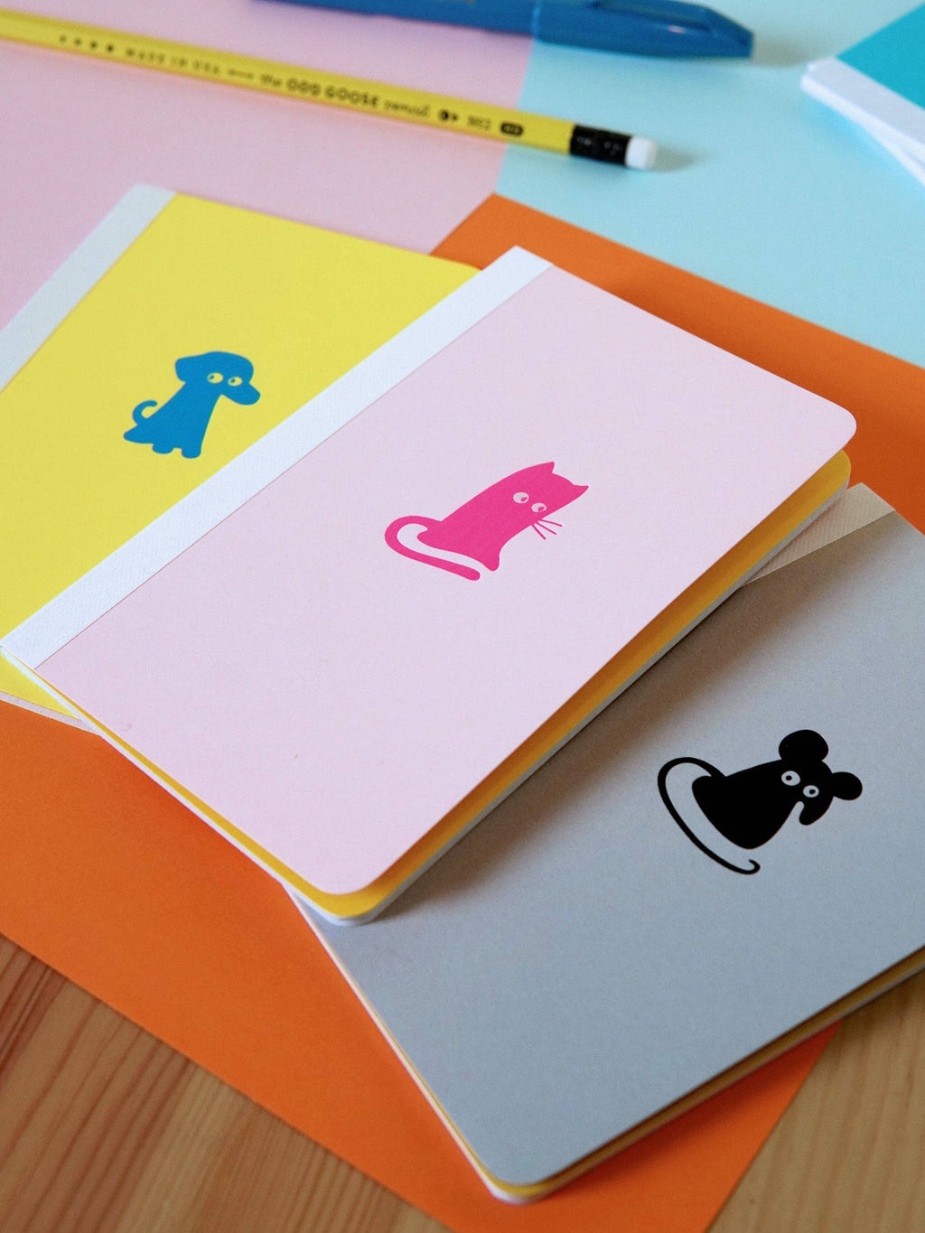 Odd Notes Critters Pocket Notebook - Handmade in UK