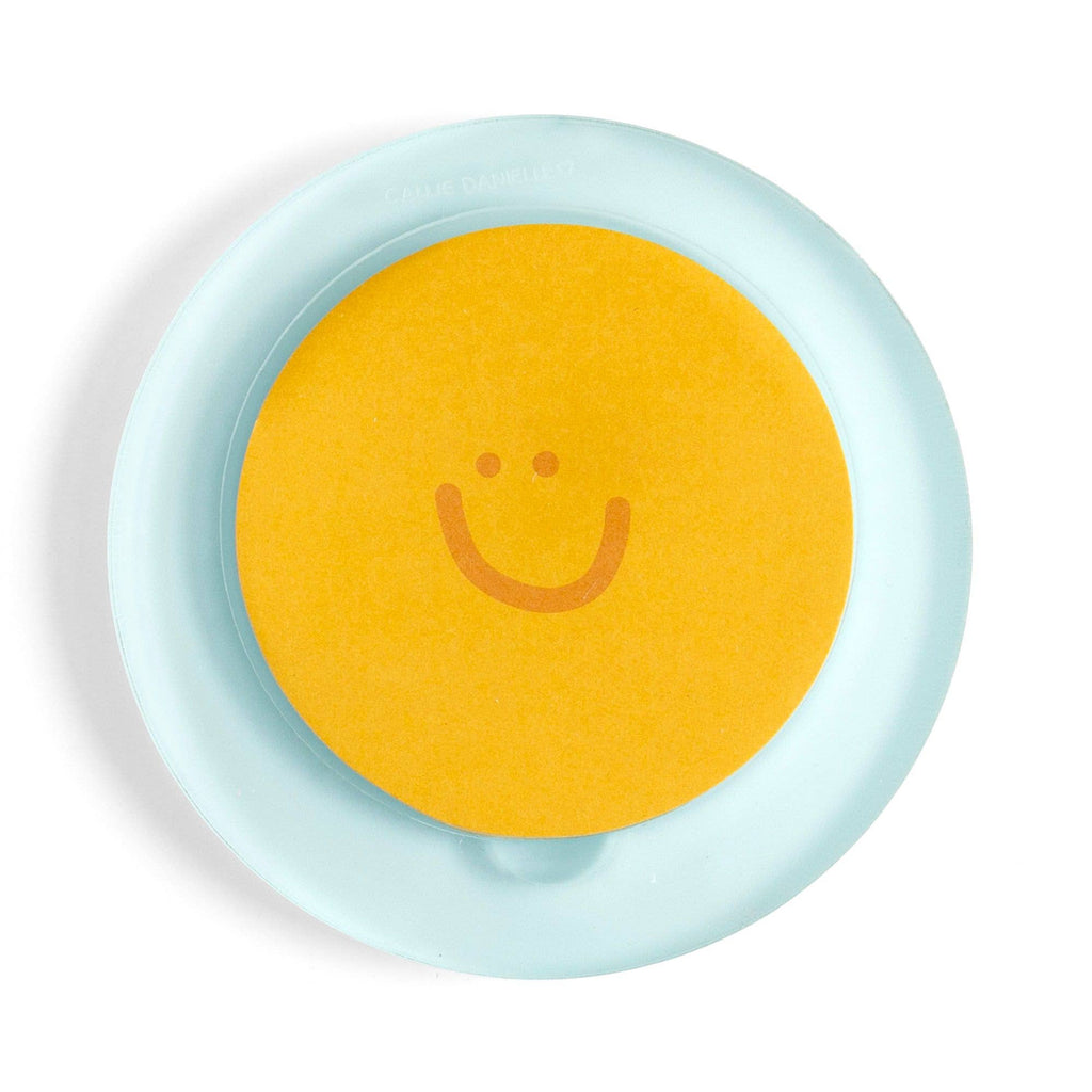 Smiley Face Sticky Notes with Acrylic Holder