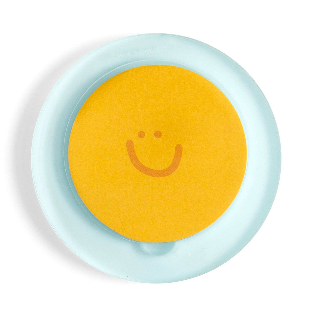 Smiley Face Sticky Notes with Acrylic Holder