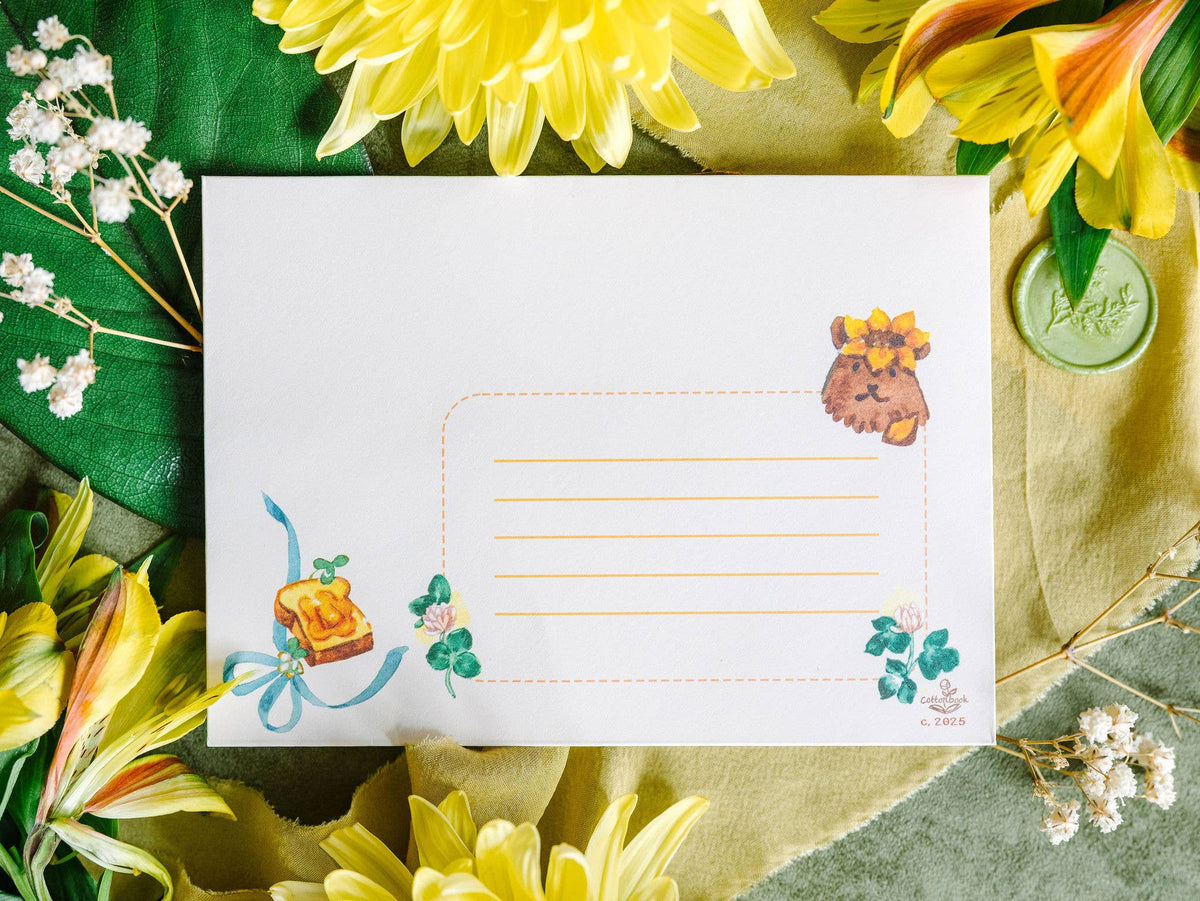 A6 Stationery Set: Sweet Honey & Wild Clover