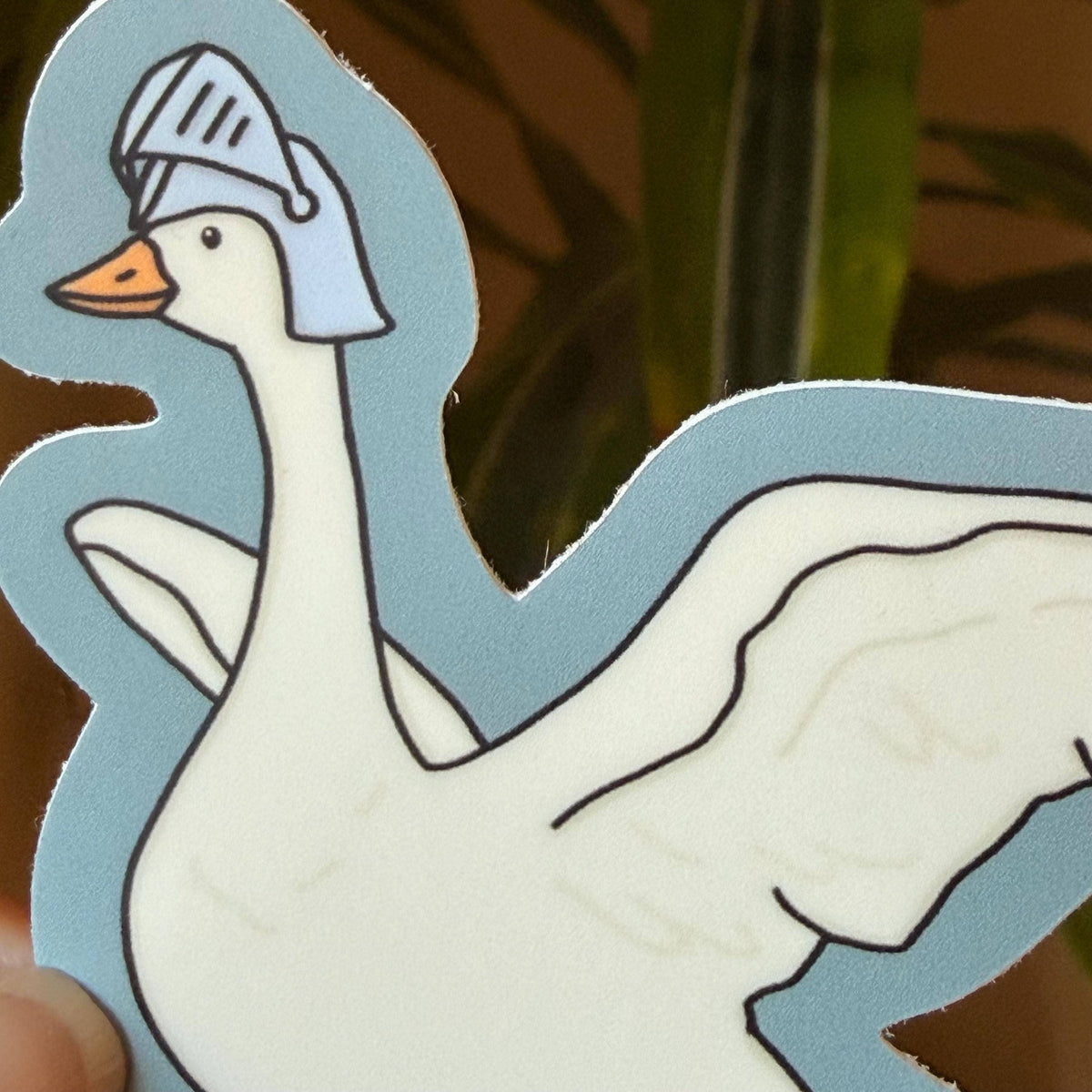 Medieval Knight Goose Whom is Very Silly: Sir Goose Sticker