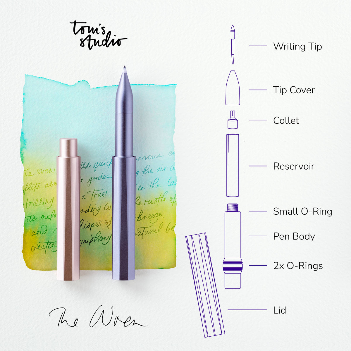 The Wren - Refillable Writing Pen