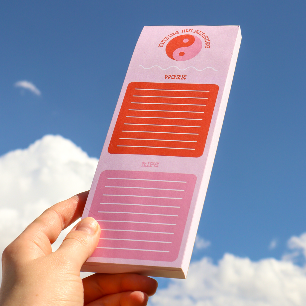 Finding My Balance Notepad