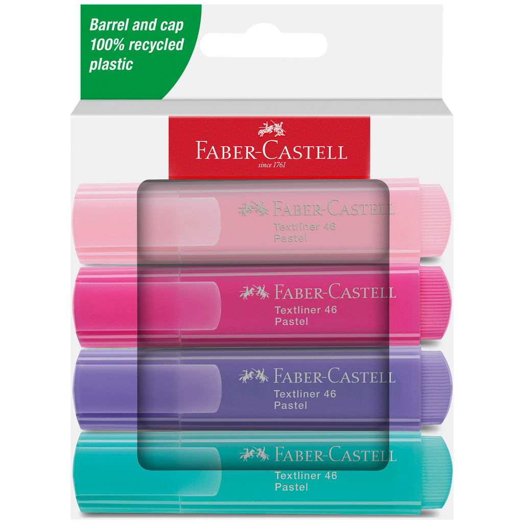 Highlighters, Pastel - Wallet of 4