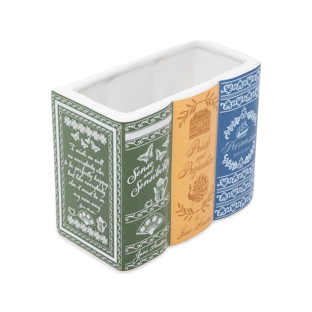 Bookstack Pencil Cup, Jane Austen Collection