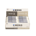 MONO Sand and Rubber Eraser - 40PC Display Box