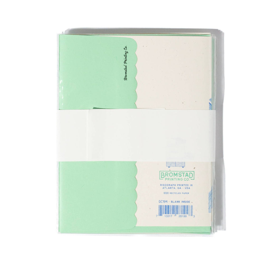 Everything Is On Fire - Risograph Greeting Card