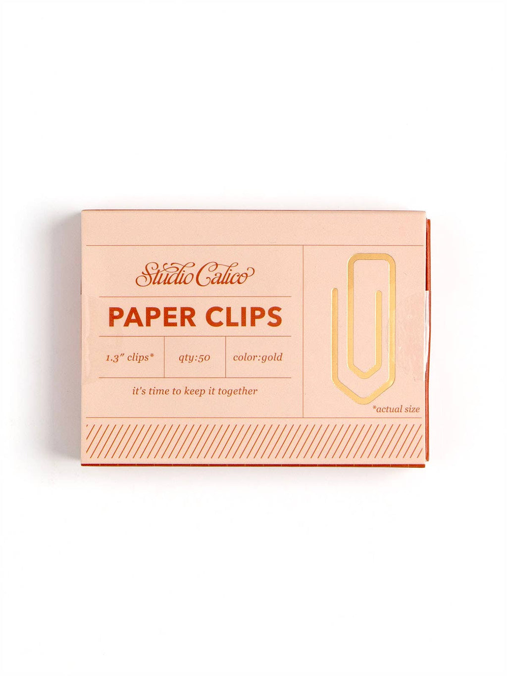 Keep It Together Paper Clips - Red