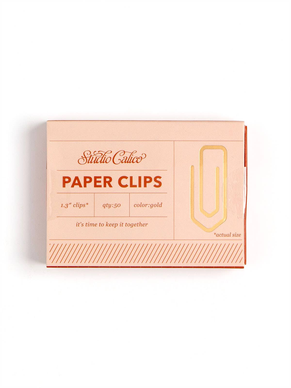 Keep It Together Paper Clips - Red