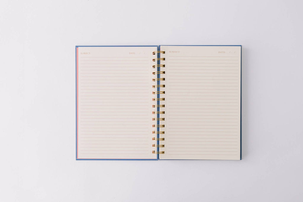 Stamp Pattern Writer's Spiral Notebook