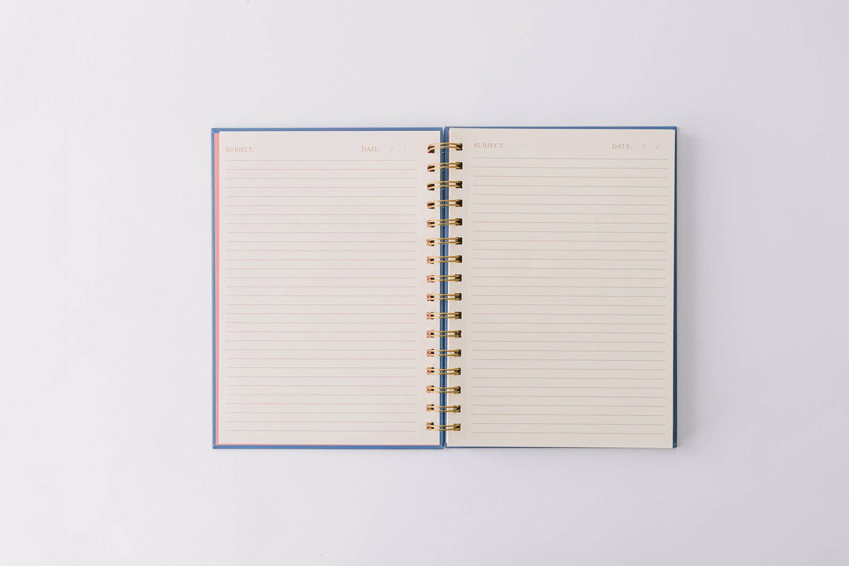 Stamp Pattern Writer's Spiral Notebook