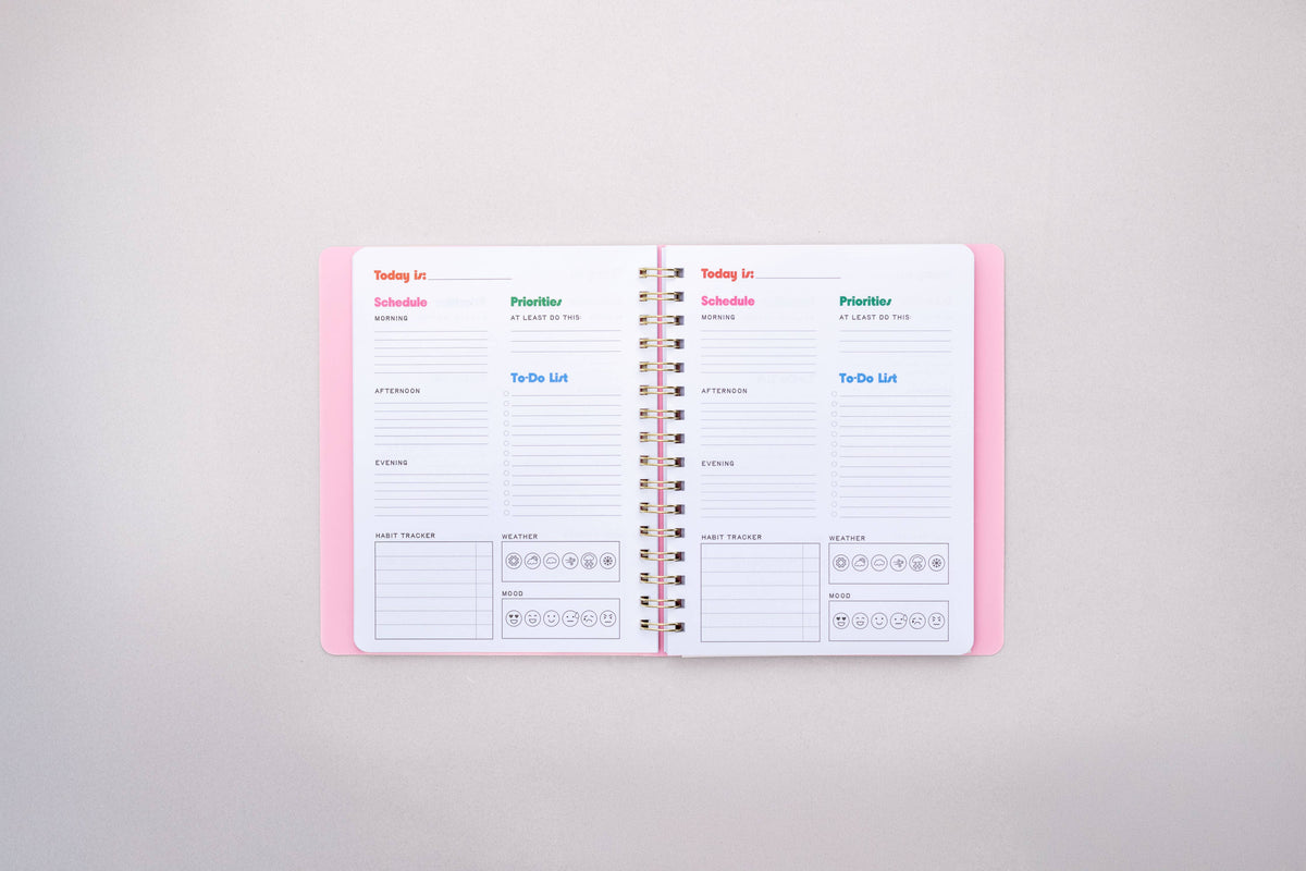 To Do Planner, Blue Floral