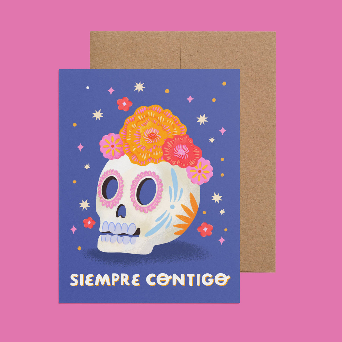 Dia De Los Muertos - Halloween Spanish Greeting Card
