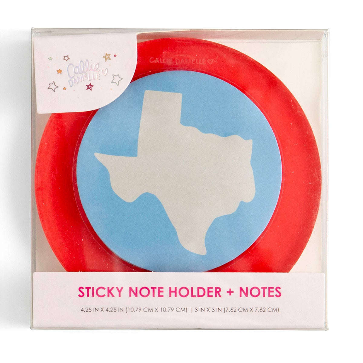 Texas Western Sticky Notes with Acrylic Holder