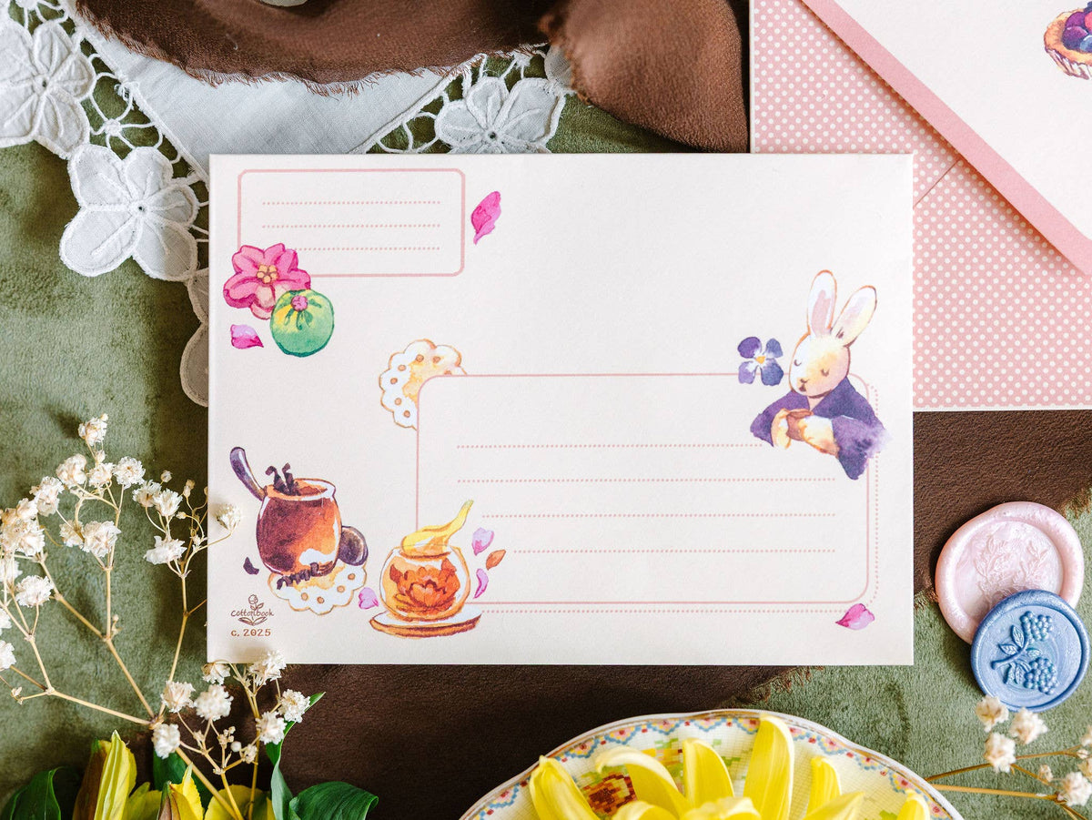 A6 Stationery Set: Secret Tea Shop