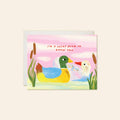 Lucky Duck – Duck Pun Love Card | Sweet Friendship Card