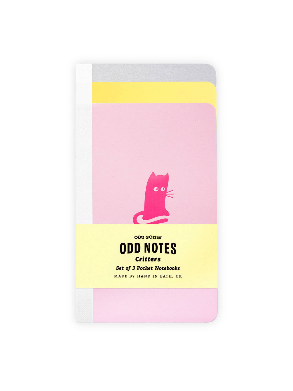 Odd Notes Critters Pocket Notebook - Handmade in UK