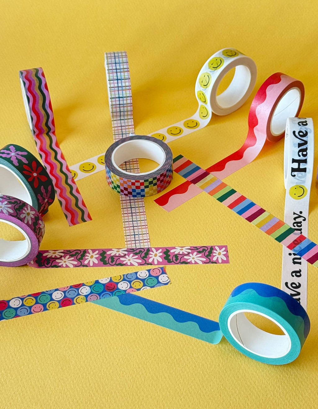 Washi Tape, Set of 3 | Have a Nice Day