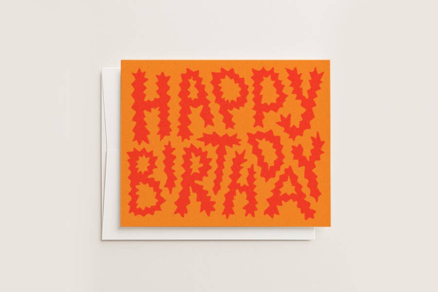 Happy Birthday - Blank Card