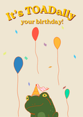Toadally Birthday