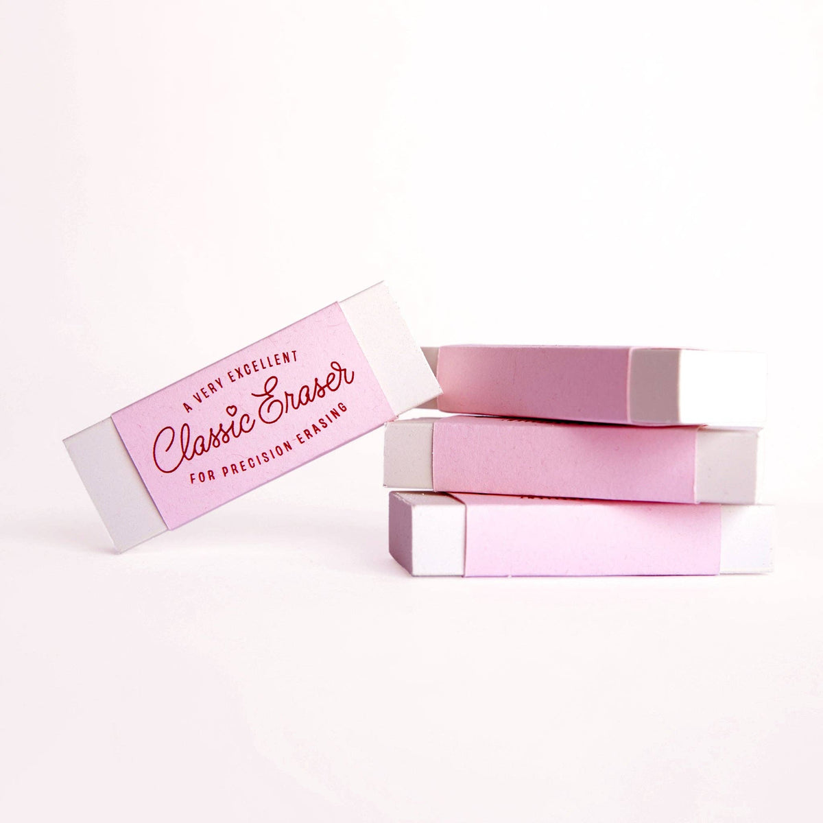 Classic Foil Printed Eraser - Handmade in UK