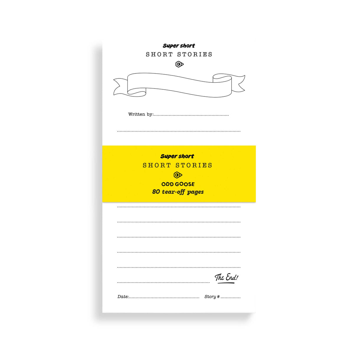 Short Stories Creative Writing Notepad - Handmade in UK
