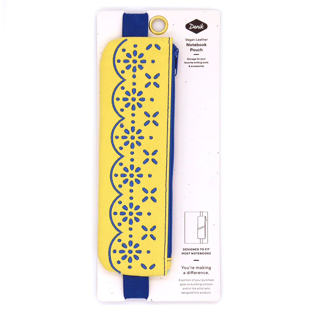 Eyelet Embroidered Notebook Pouch NBPOUCH2532