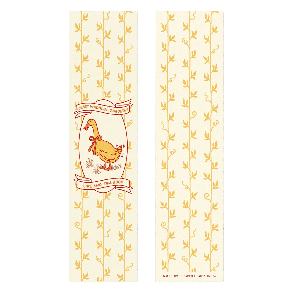 Waddling Duck Bookmark