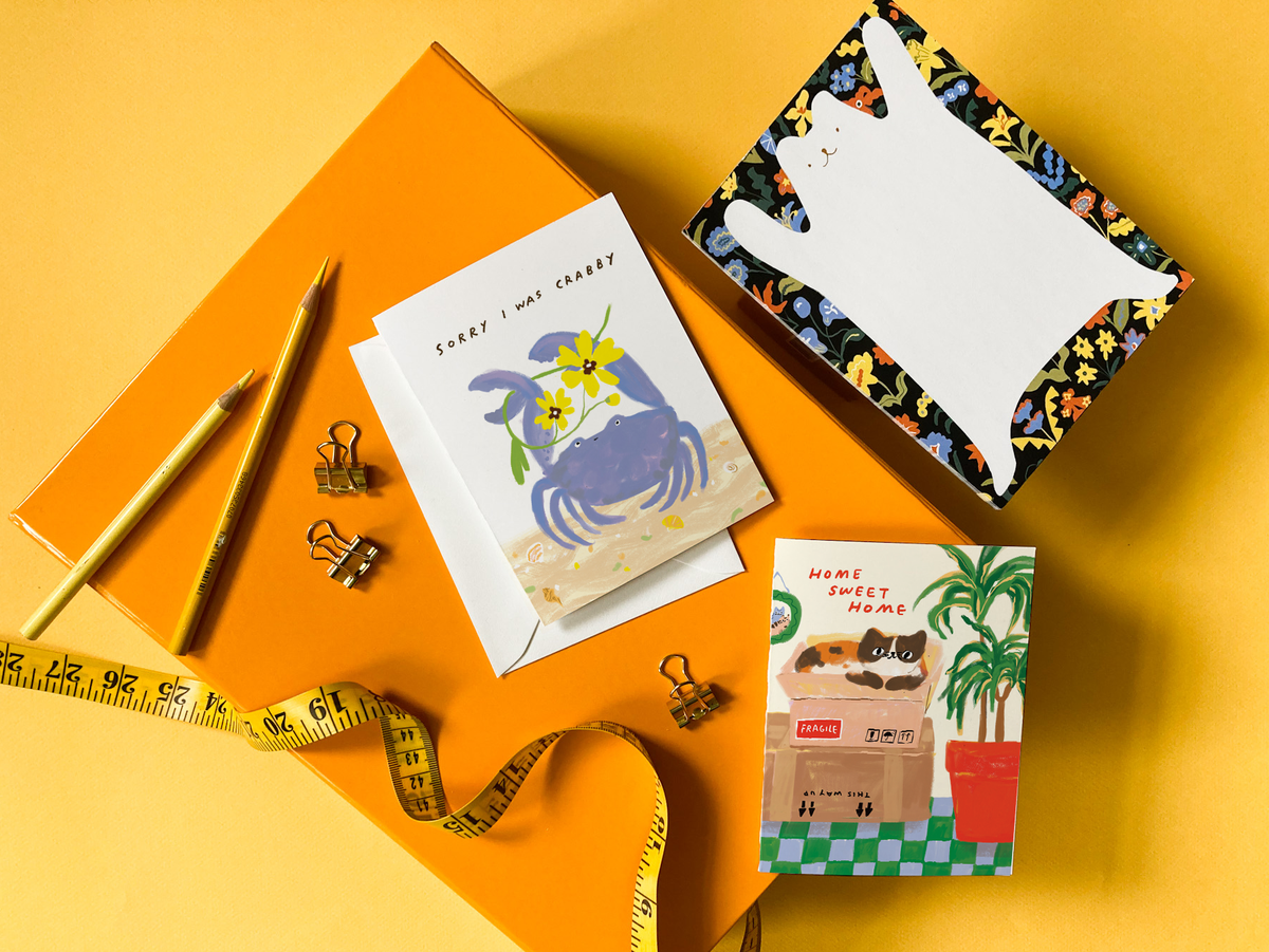 Cat New Home – Cat Housewarming Congratulations Card