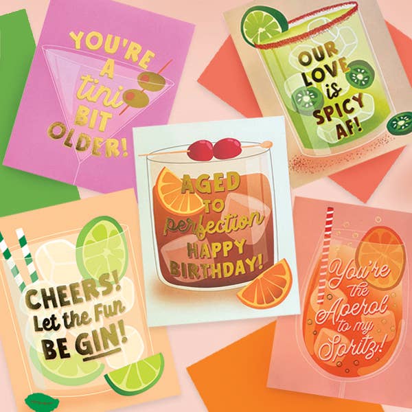 Aged to Perfection Whiskey Birthday Card