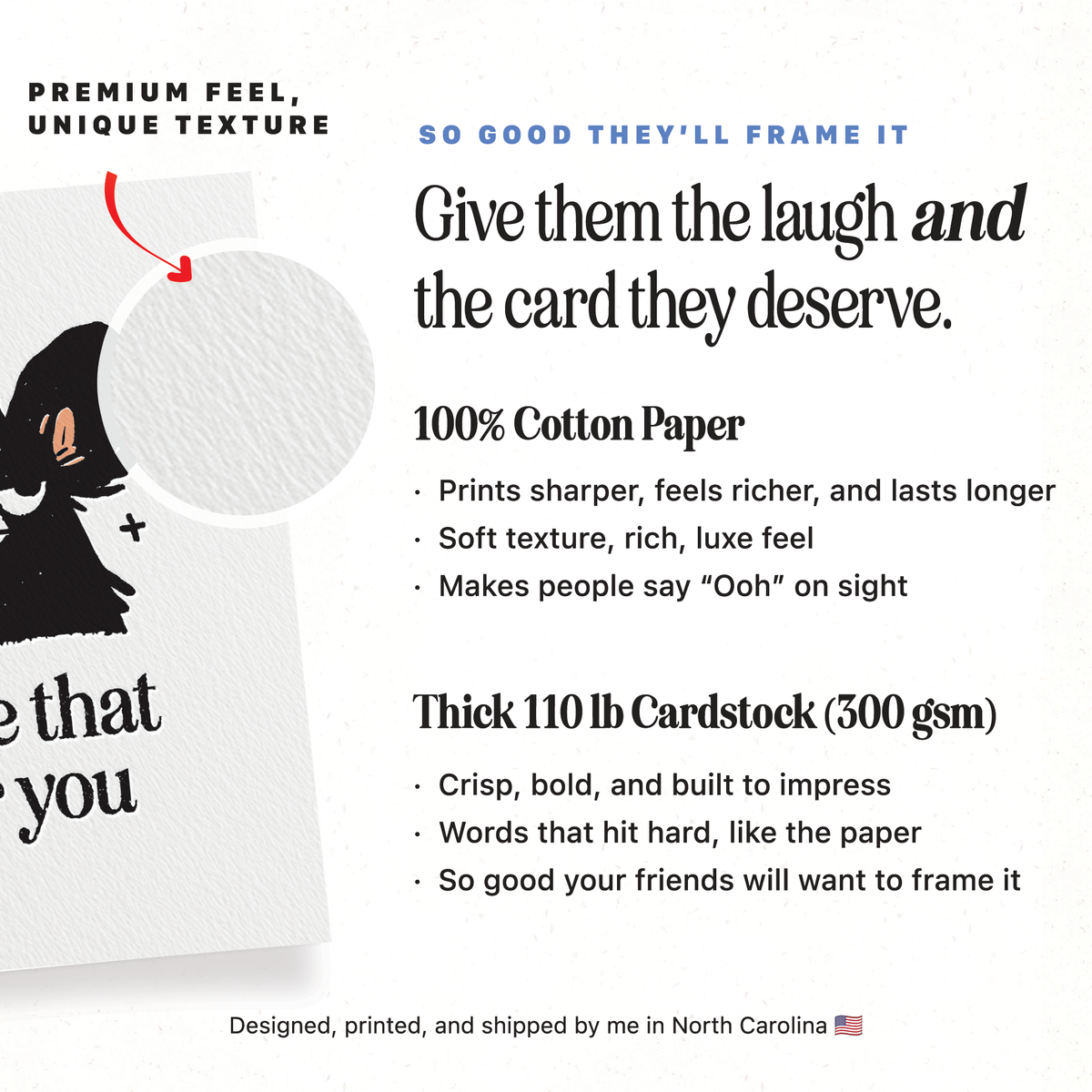 Sarcastic Congrats Card for Dog Lover - A2 Greeting Card