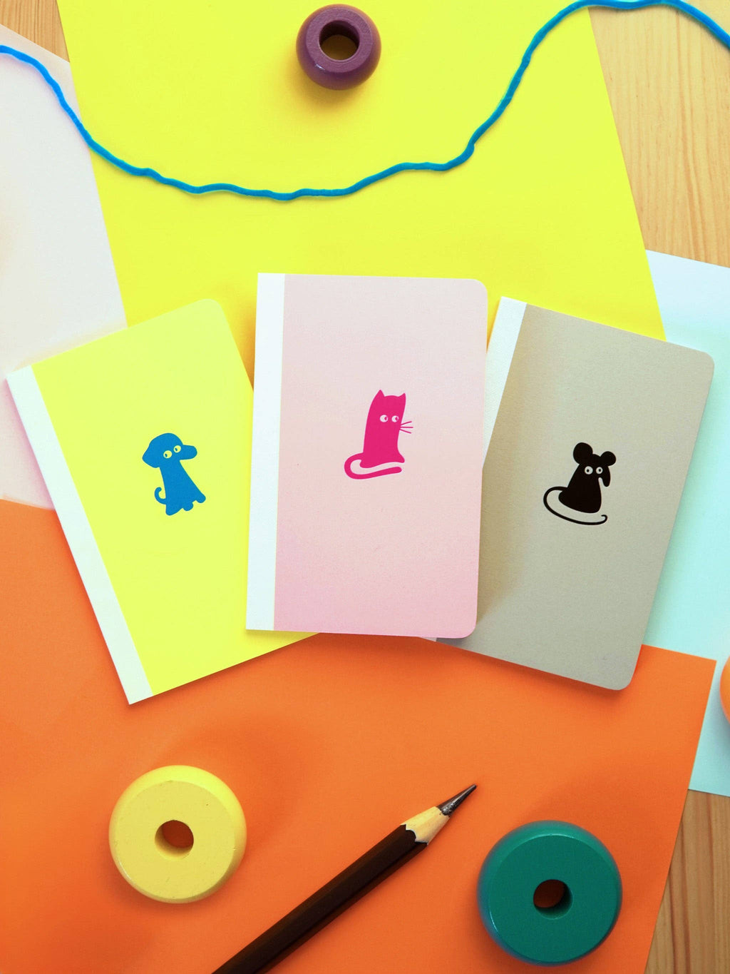 Odd Notes Critters Pocket Notebook - Handmade in UK