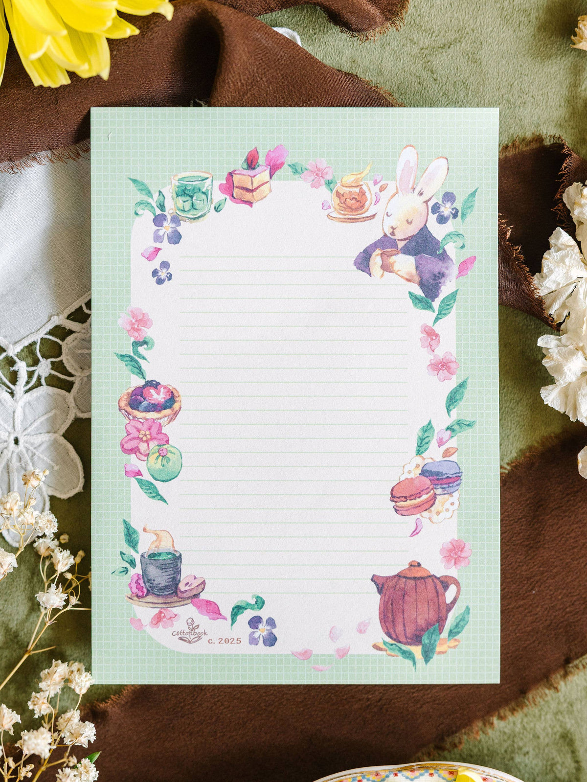 A6 Stationery Set: Secret Tea Shop