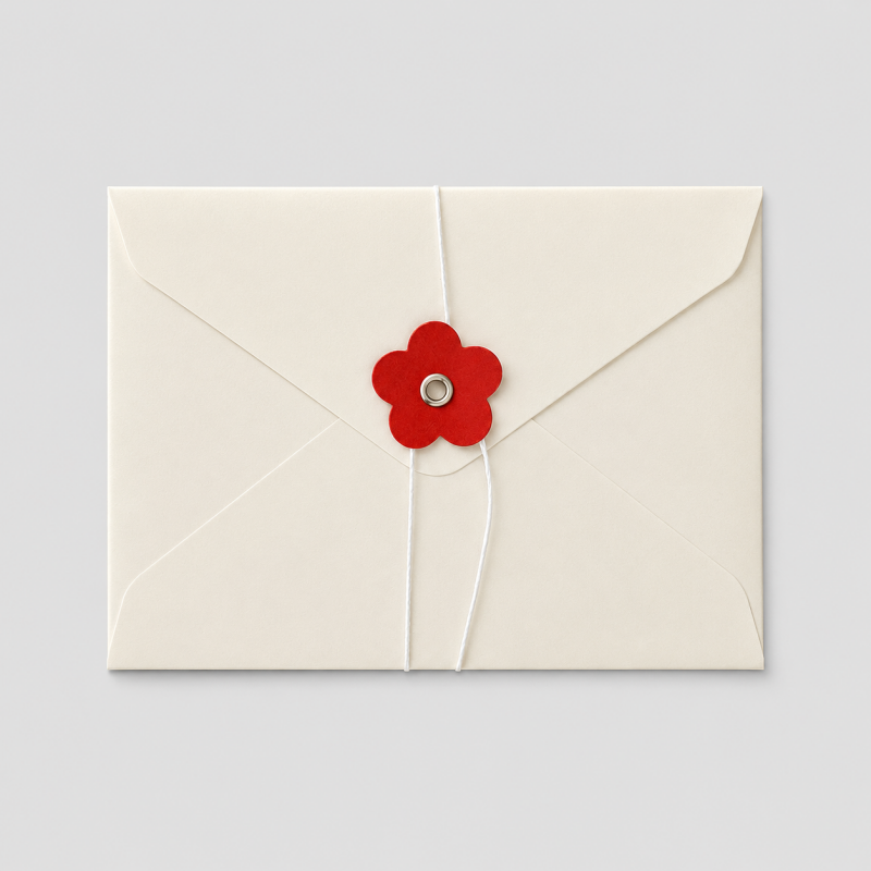 10 Retro Kraft Sealing Envelopes
