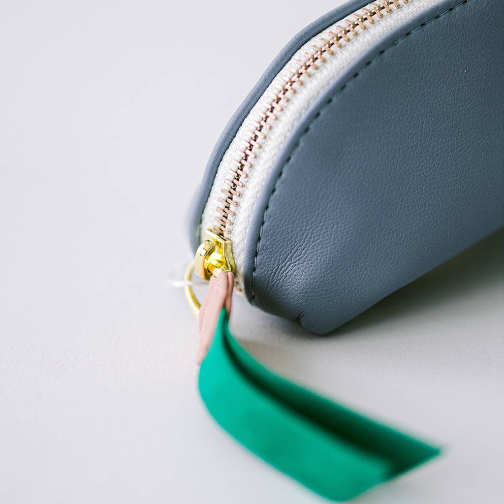 Luxe Slim Pencil Pouch - Periwinkle