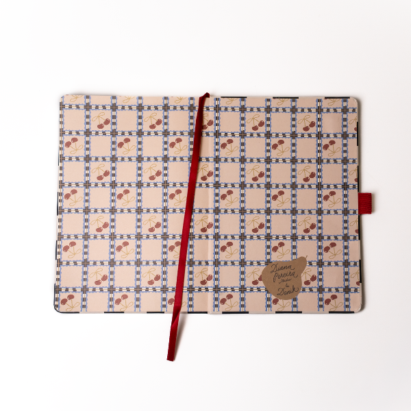 Cherry Bow Hardbound Layflat Notebook Journal HBLFE2510L