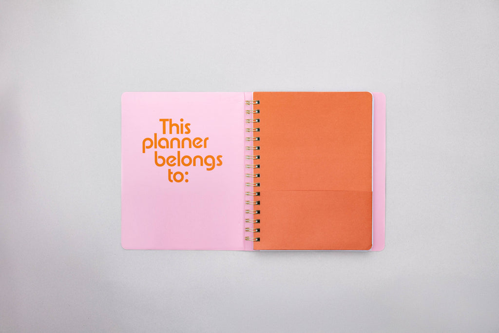 To Do Planner, Blue Floral